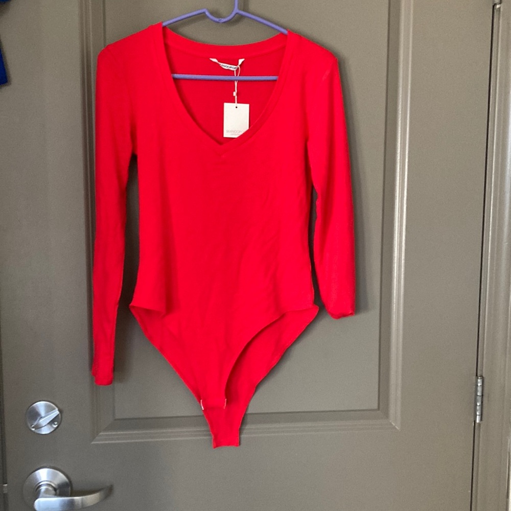 Red bodysuit